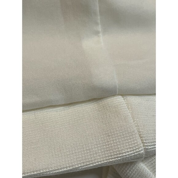 Chico’s cream knit textured cropped moto jacket size 1 (8) - Picture 8 of 12
